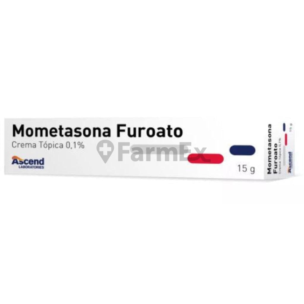 Mometasona Furoato Crema 0,1% x 15 g Farmex-Fonasa-Persistente